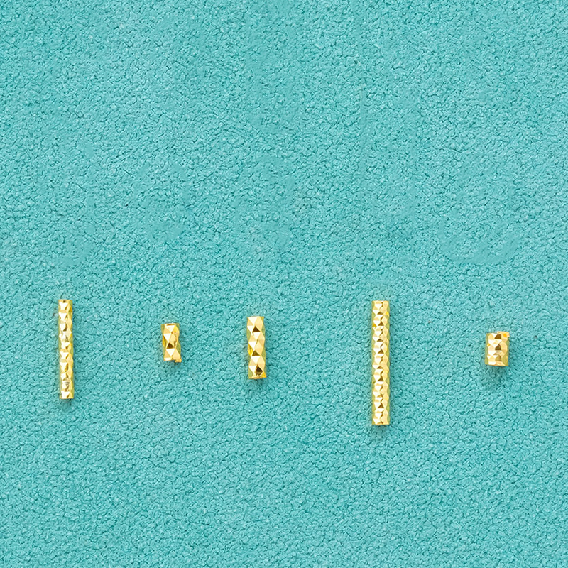 1.1*8mm gold color plated