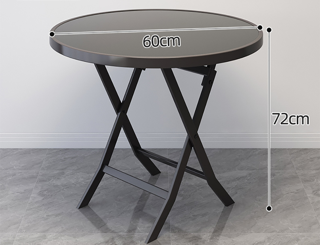 Folding round table diameter 60cm