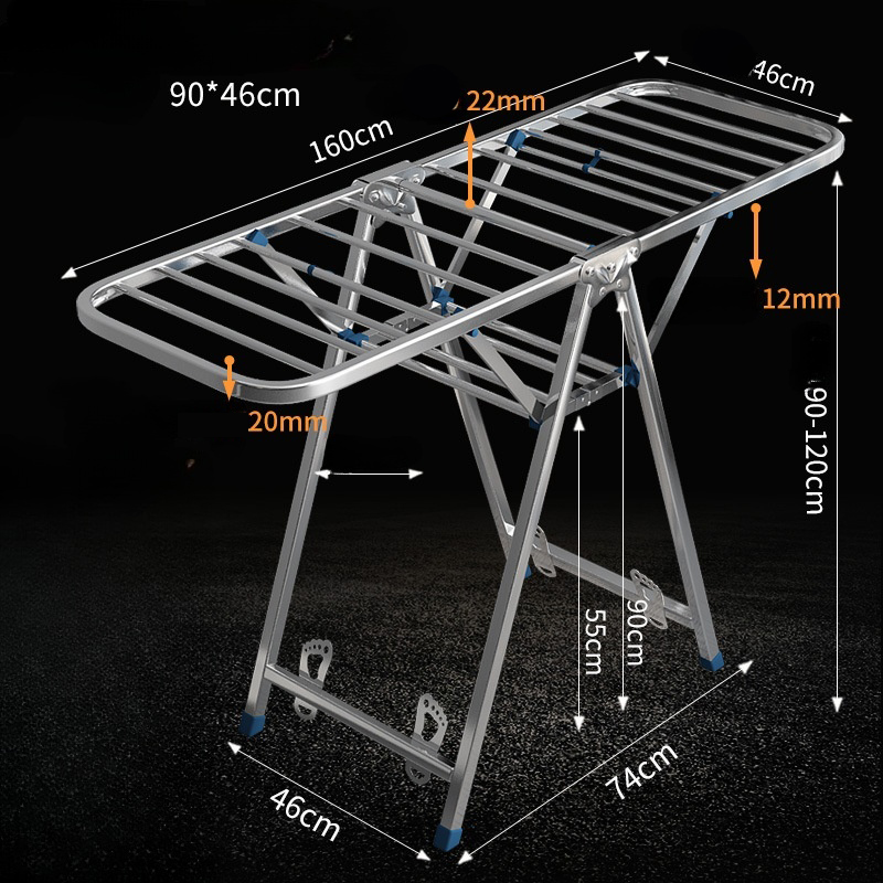 1.6 m-upgraded-widened square tube   shoe support