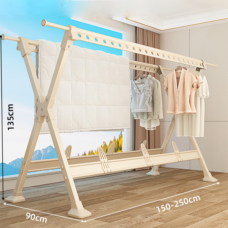 Cream whiteNew installation-free [1.5-2.5m telescopic] flagship heightening and extension   6 sun protection shoe holders   windproof foot pads