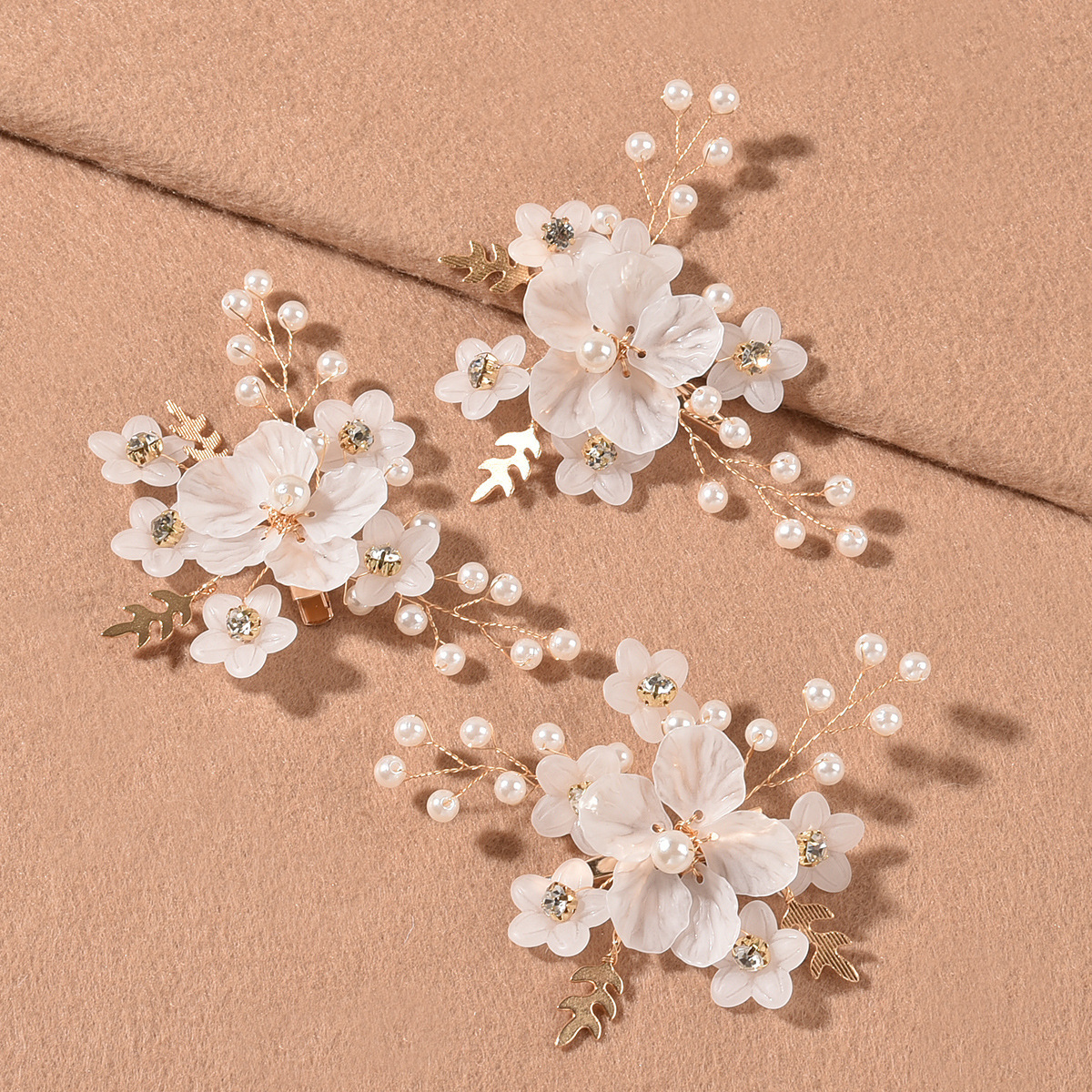 Golden white flowers