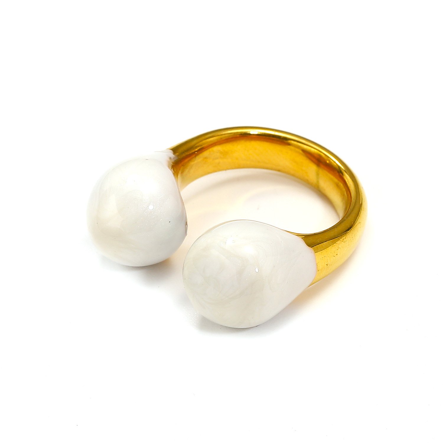 Golden white dripping oil US Size #6