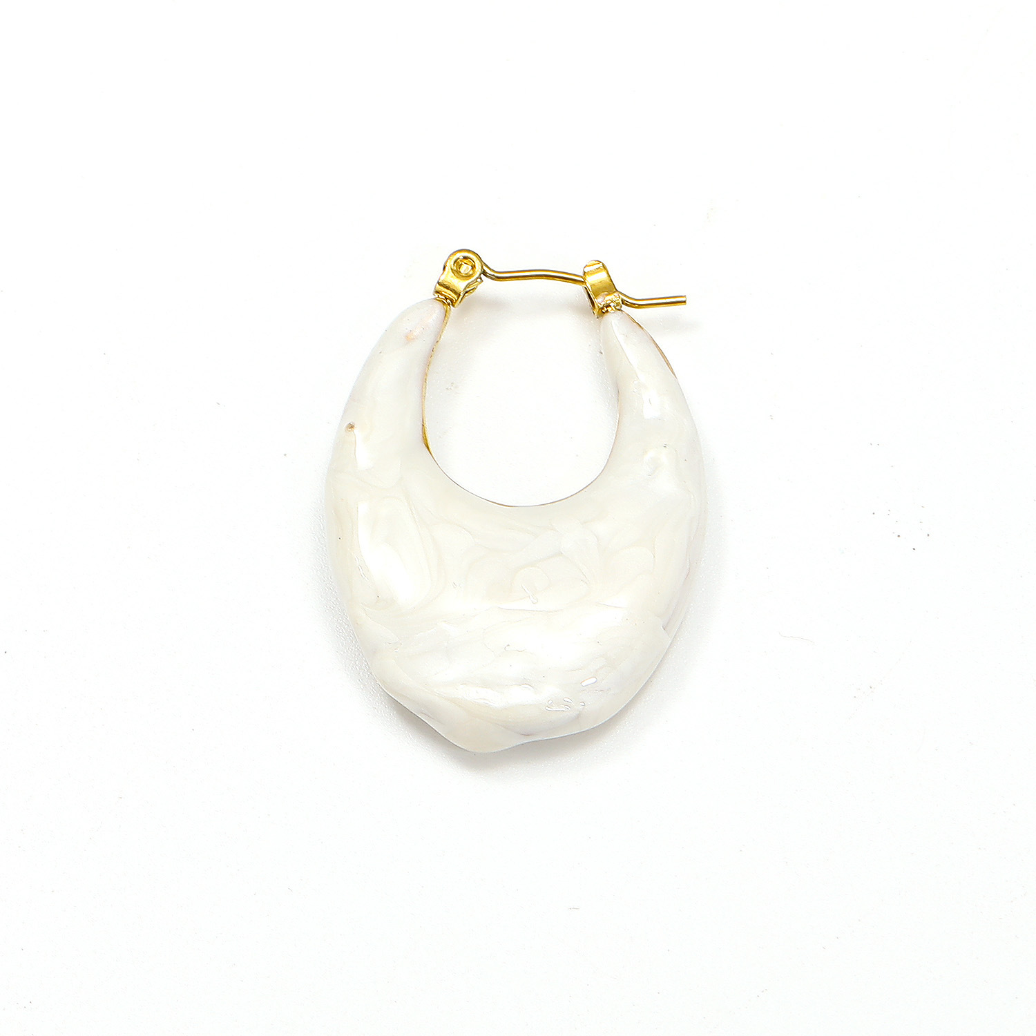 1:Golden white enamel