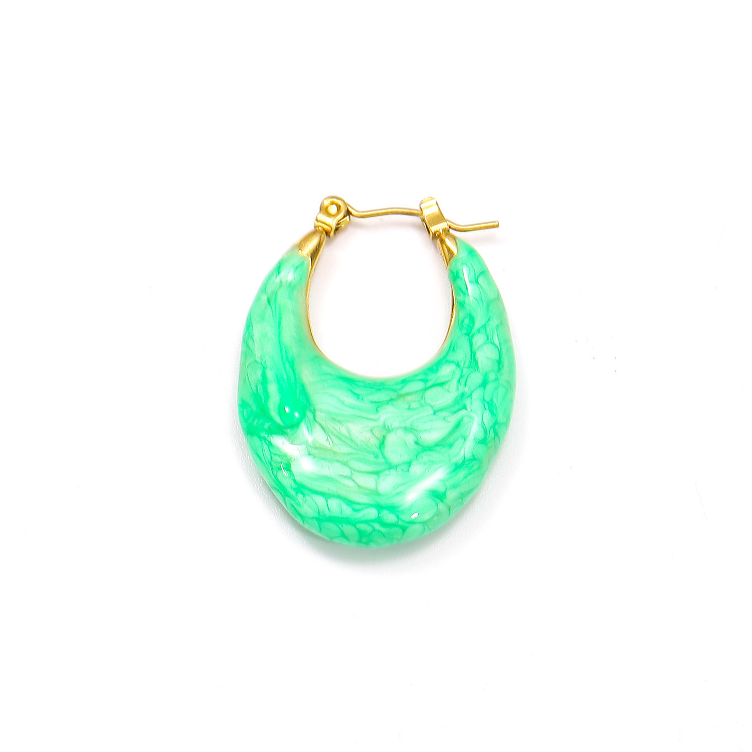 3:Golden green enamel