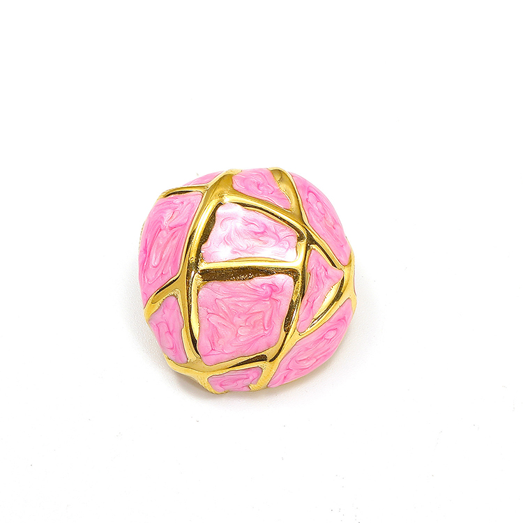 1:Golden pink enamel