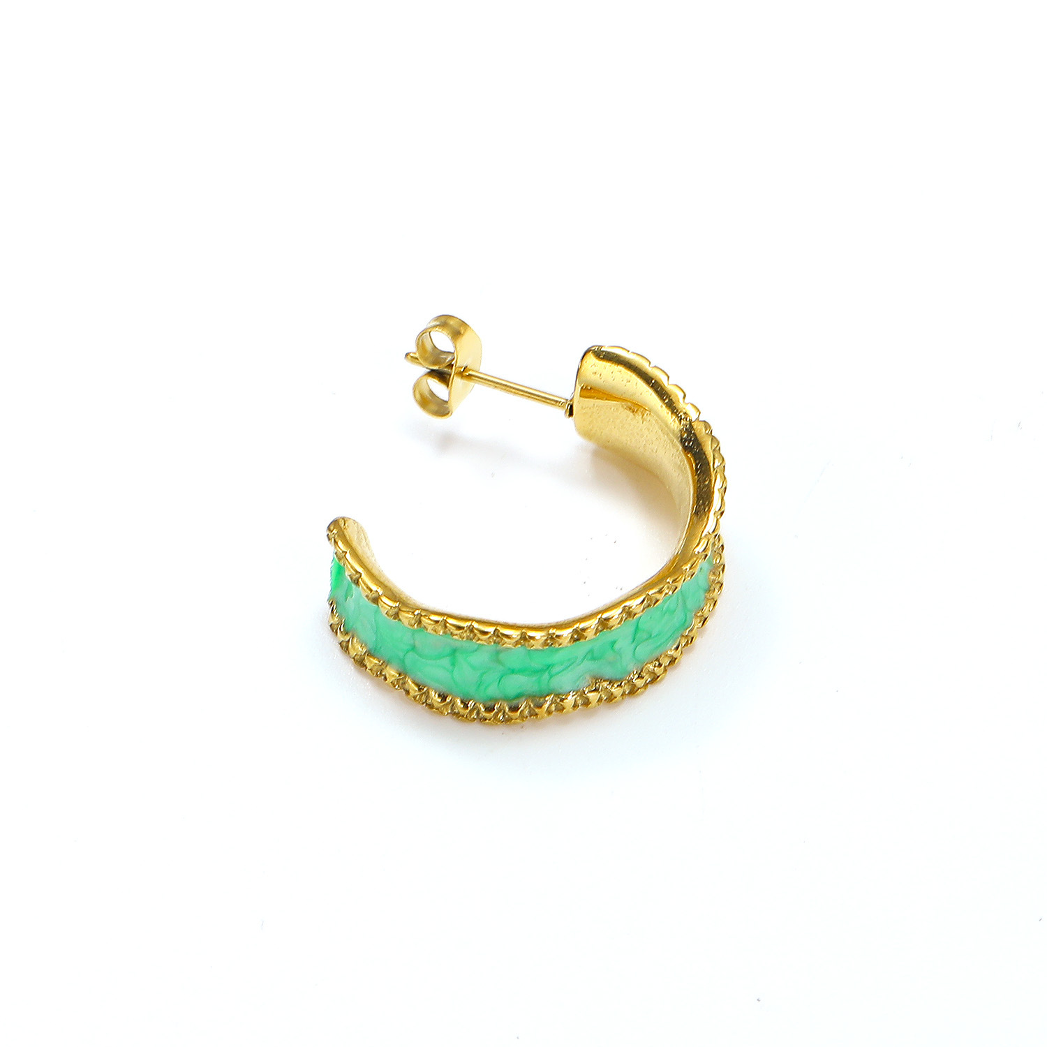 3:Golden green enamel