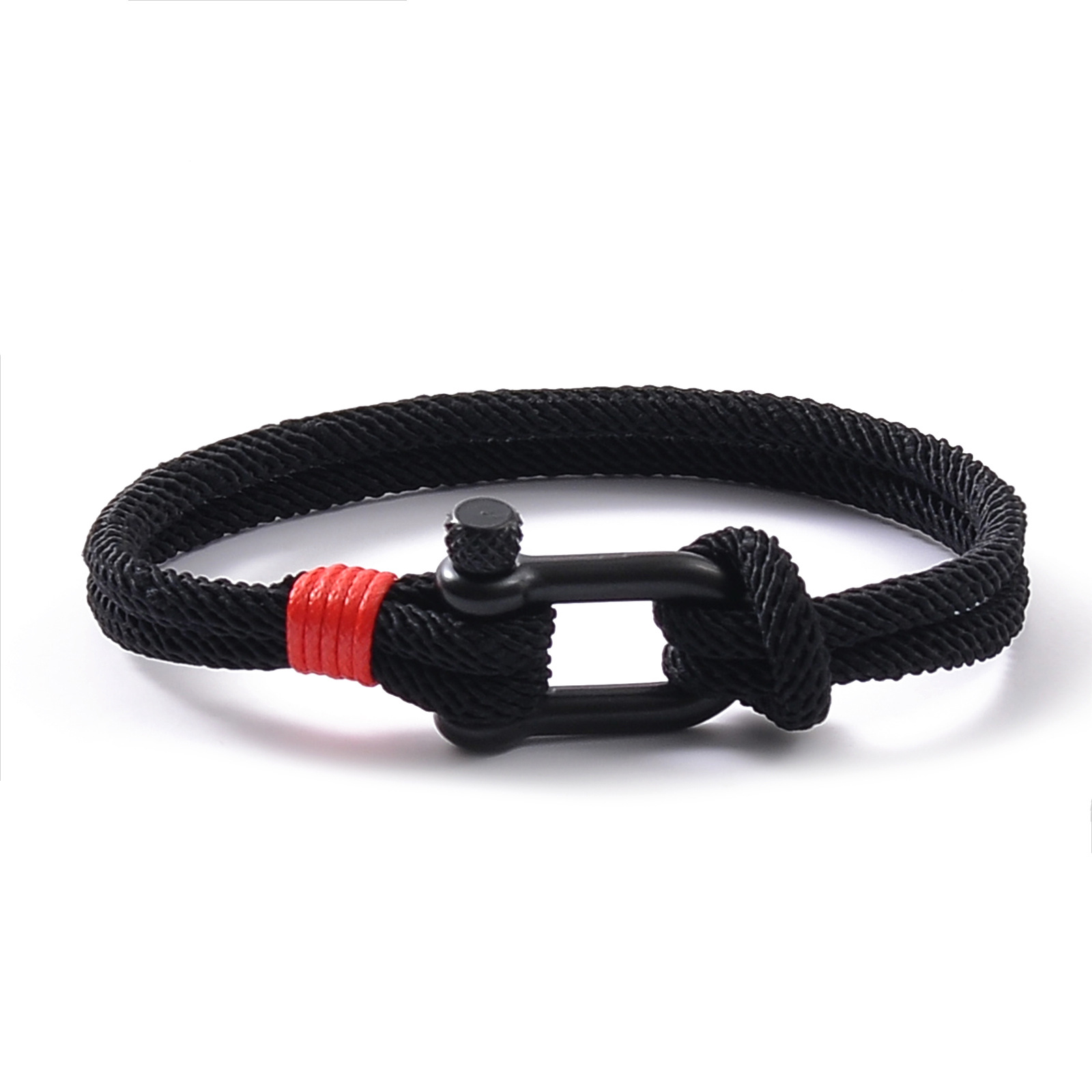 1:Black rope black buckle