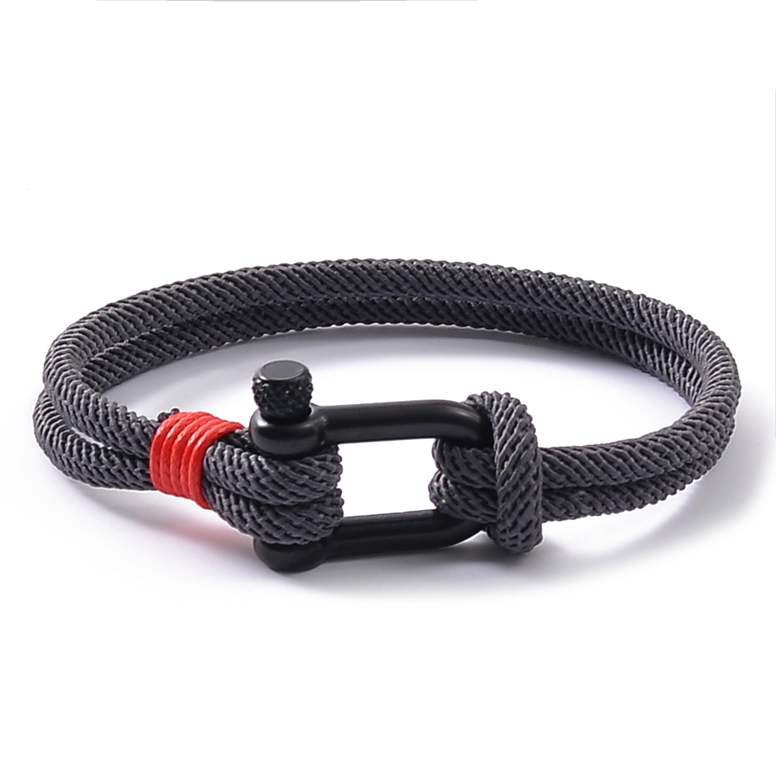 3:Dark gray rope black buckle