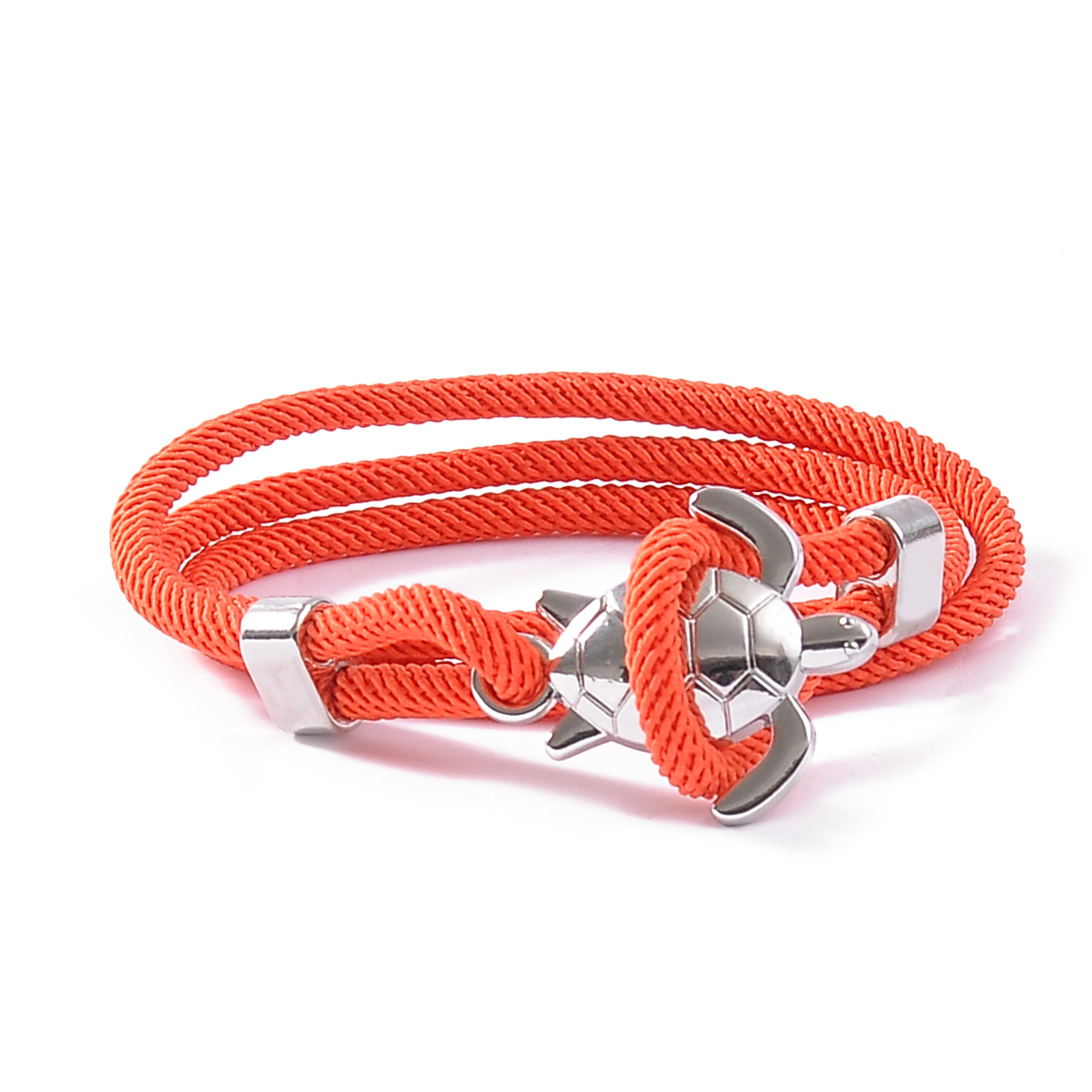 5:Orange rope silver turtle