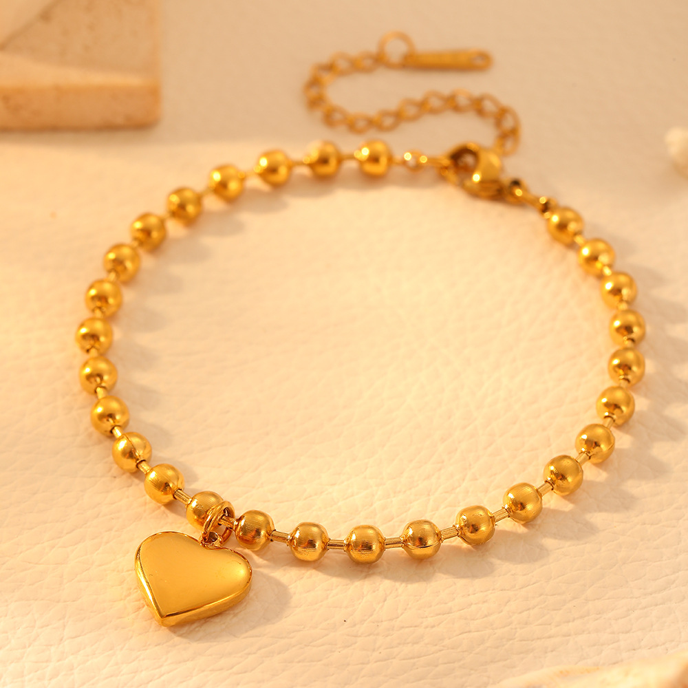 2:Gold wave bead bracelet