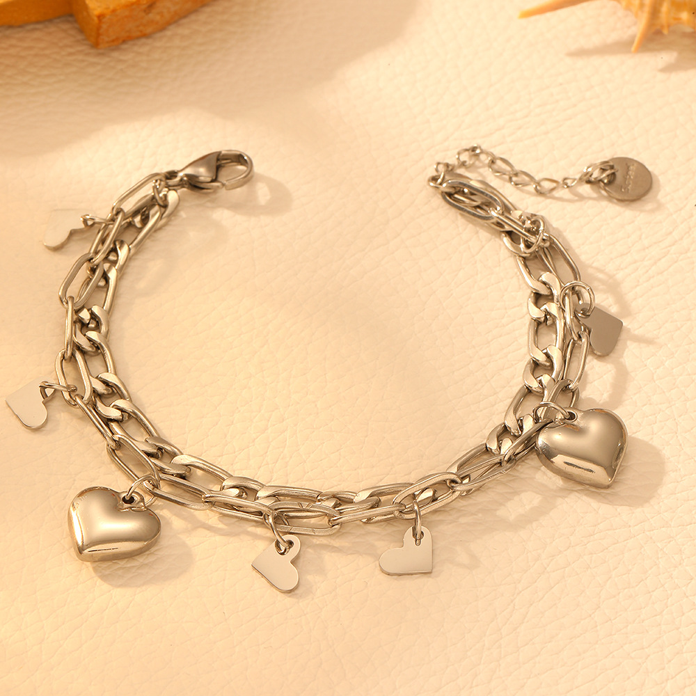 2:Steel color bracelet