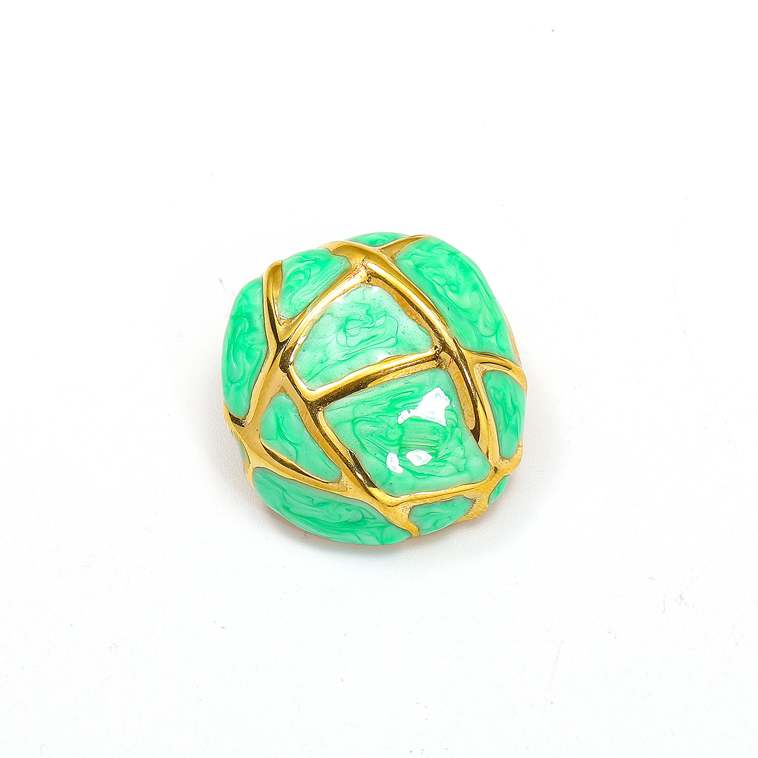 3:Golden green enamel