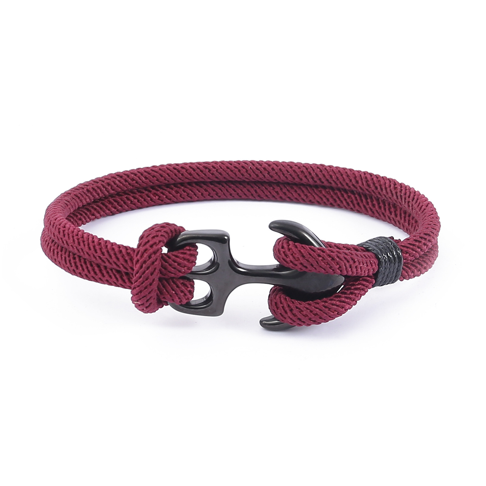 Burgundy Black Anchor Size 19cm