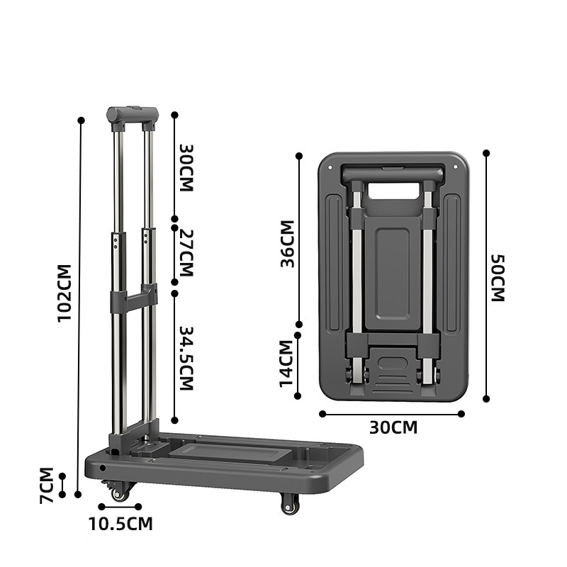 Hand cart-dark gray large size