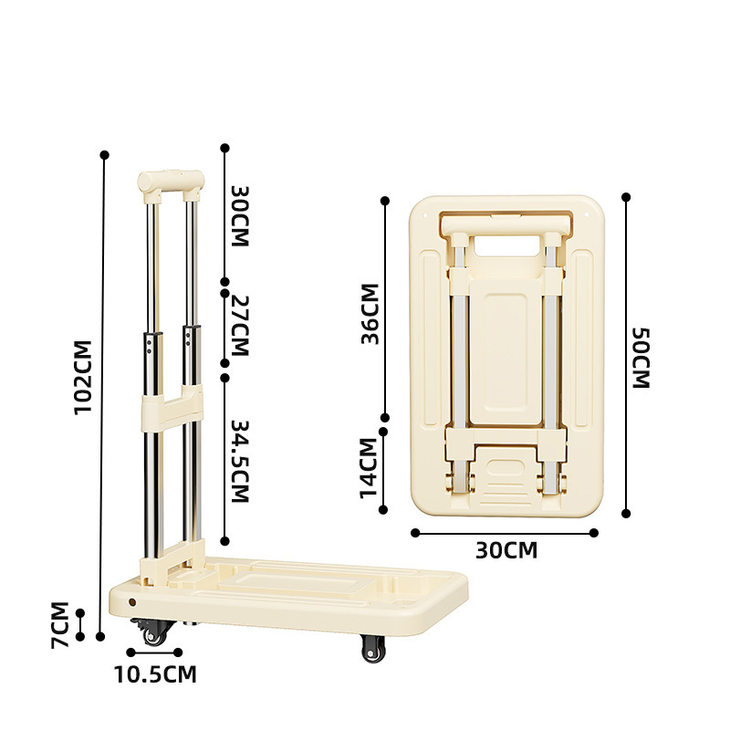 Hand cart-cream large size