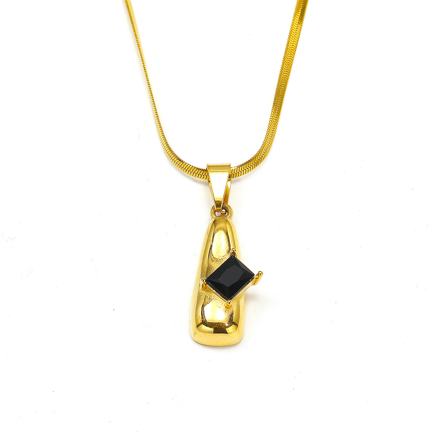 6:Golden black gemstone