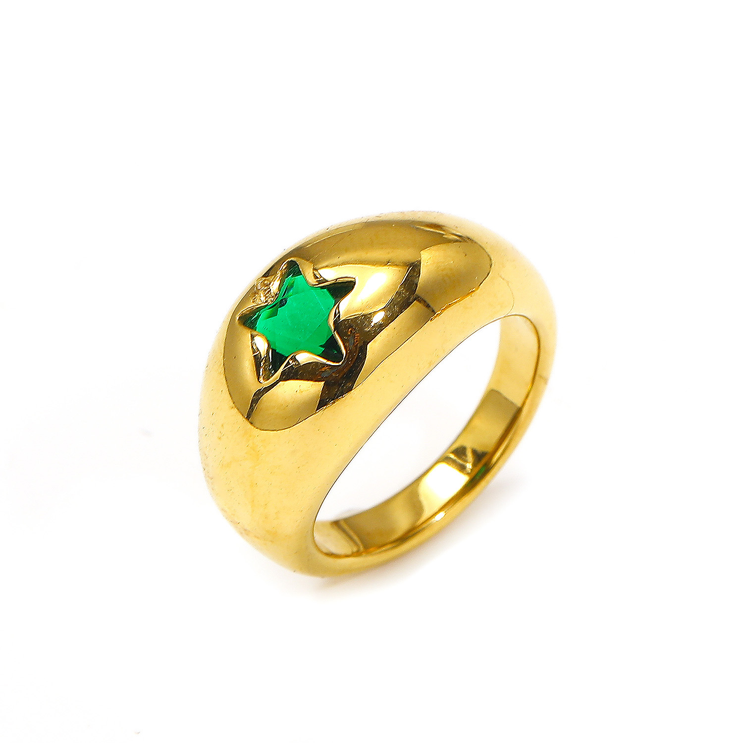 7:Golden green diamond