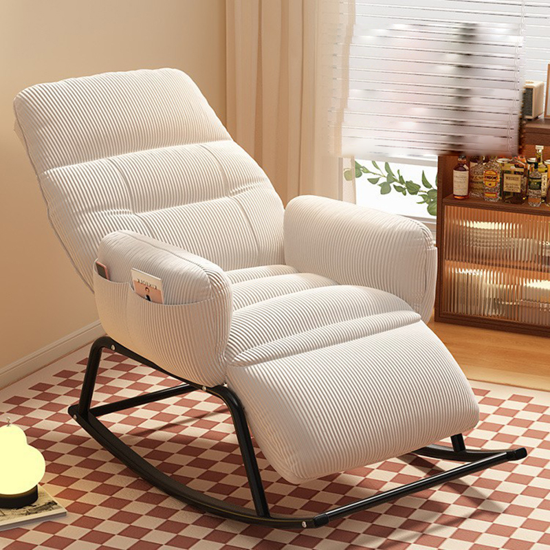 White/soft corduroy [with footrest   five-speed armrest adjustment]