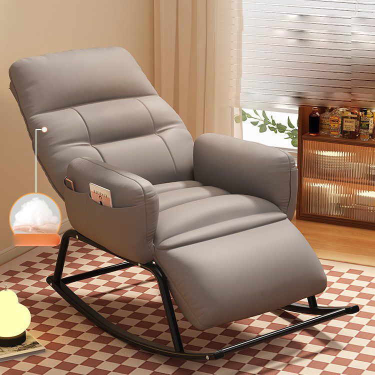 [upgraded 8d filling] gray/anti-fouling technical cloth [with footrest   armrest five-speed adjustment]