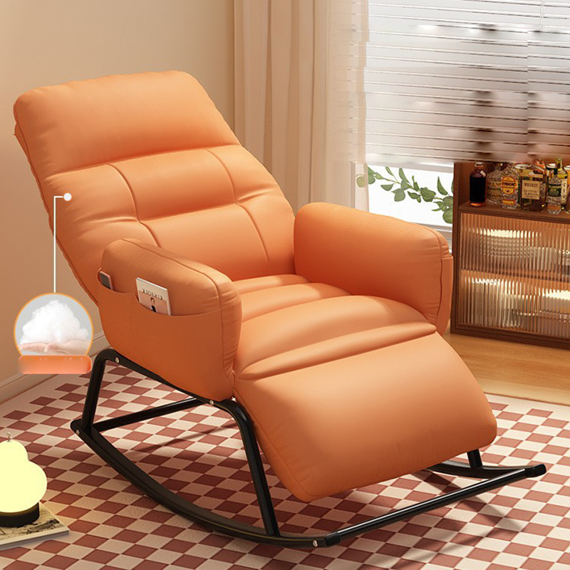 [upgraded 8d filling] orange/anti-fouling technical cloth [with footrest   armrest five-speed adjustment]