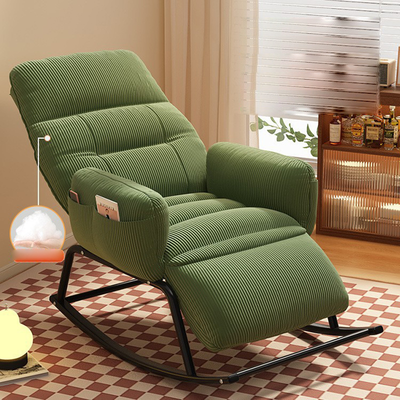 [upgraded 8d filling] green/soft corduroy [with foot   armrest five-speed adjustment]