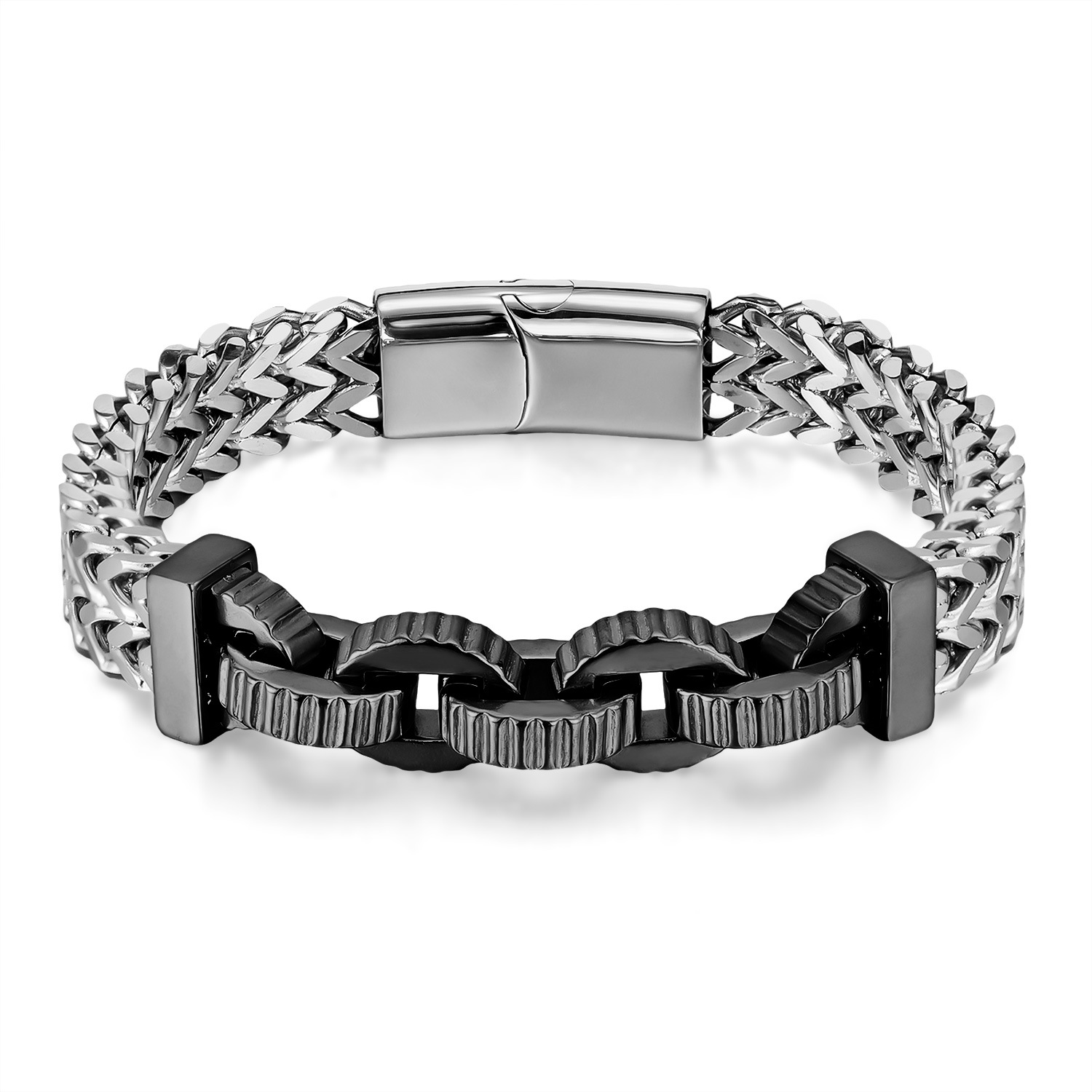 3:Gs1585-steel bracelet black