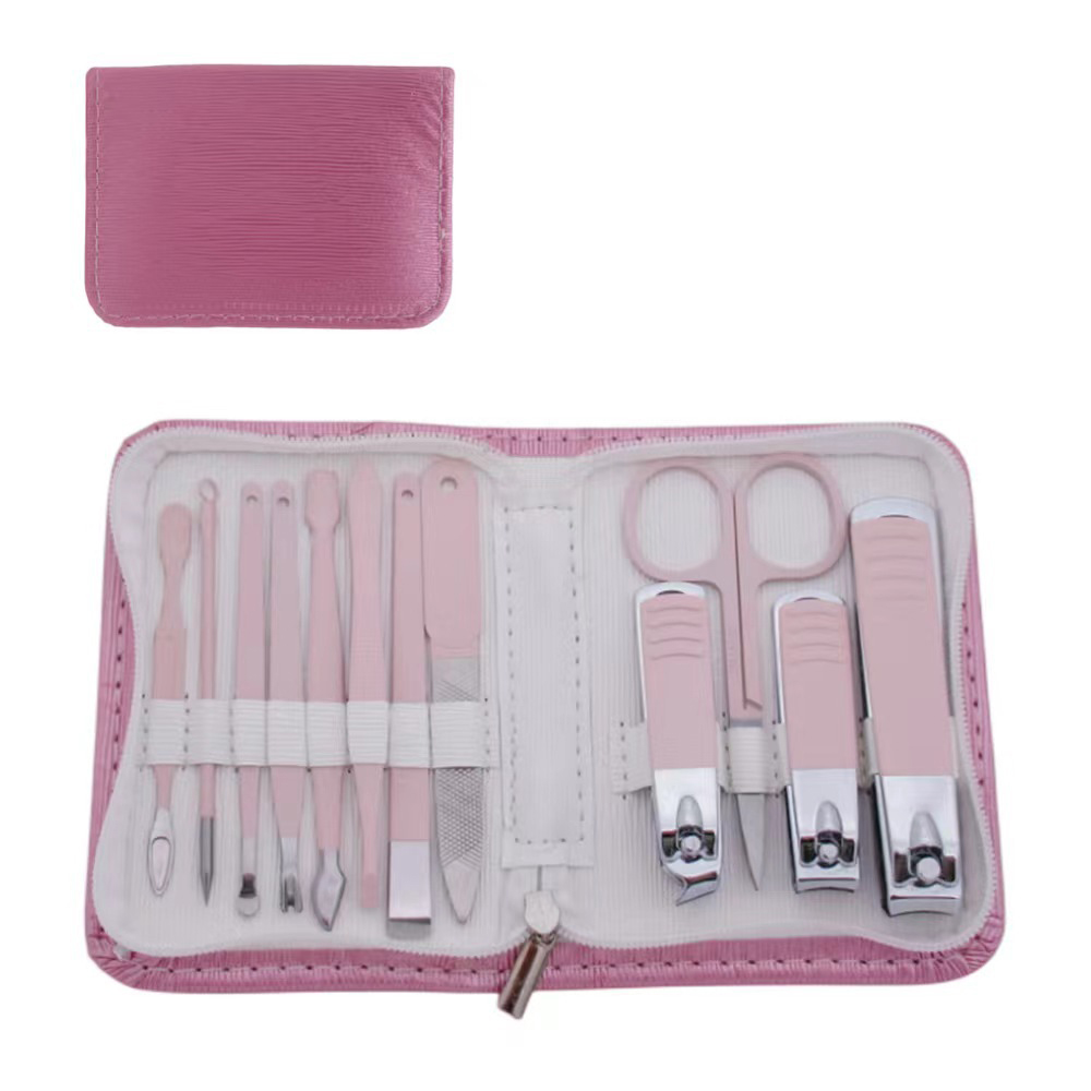 Zipper pink 12-piece set