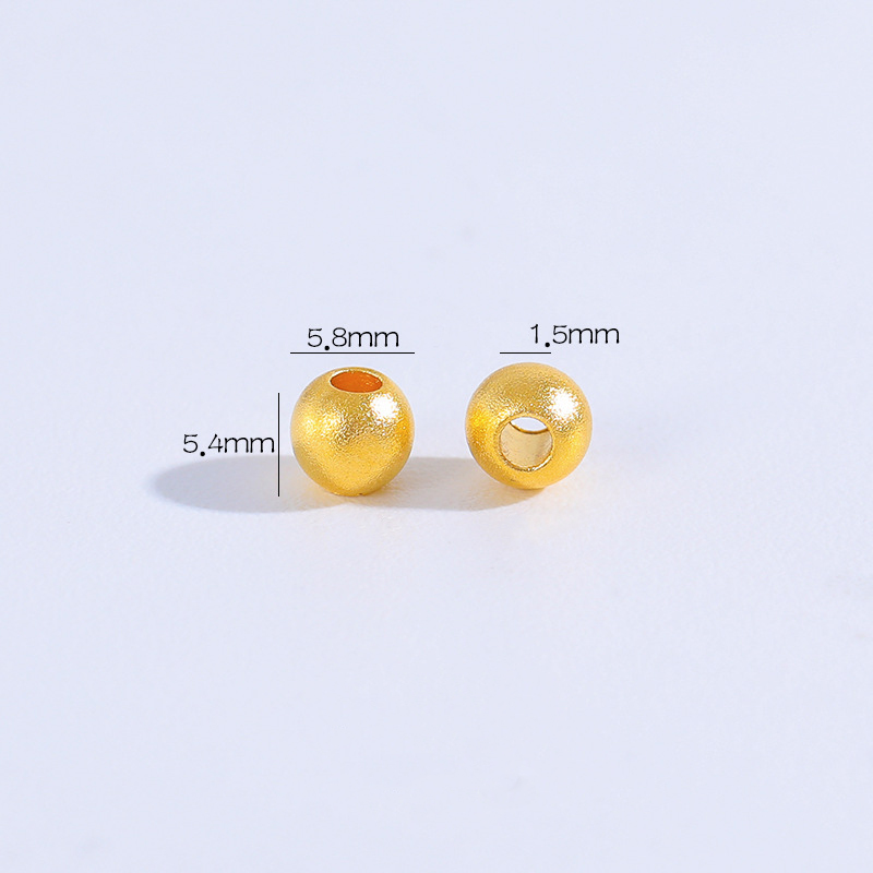 C high-grade frosted beads 5.8mm