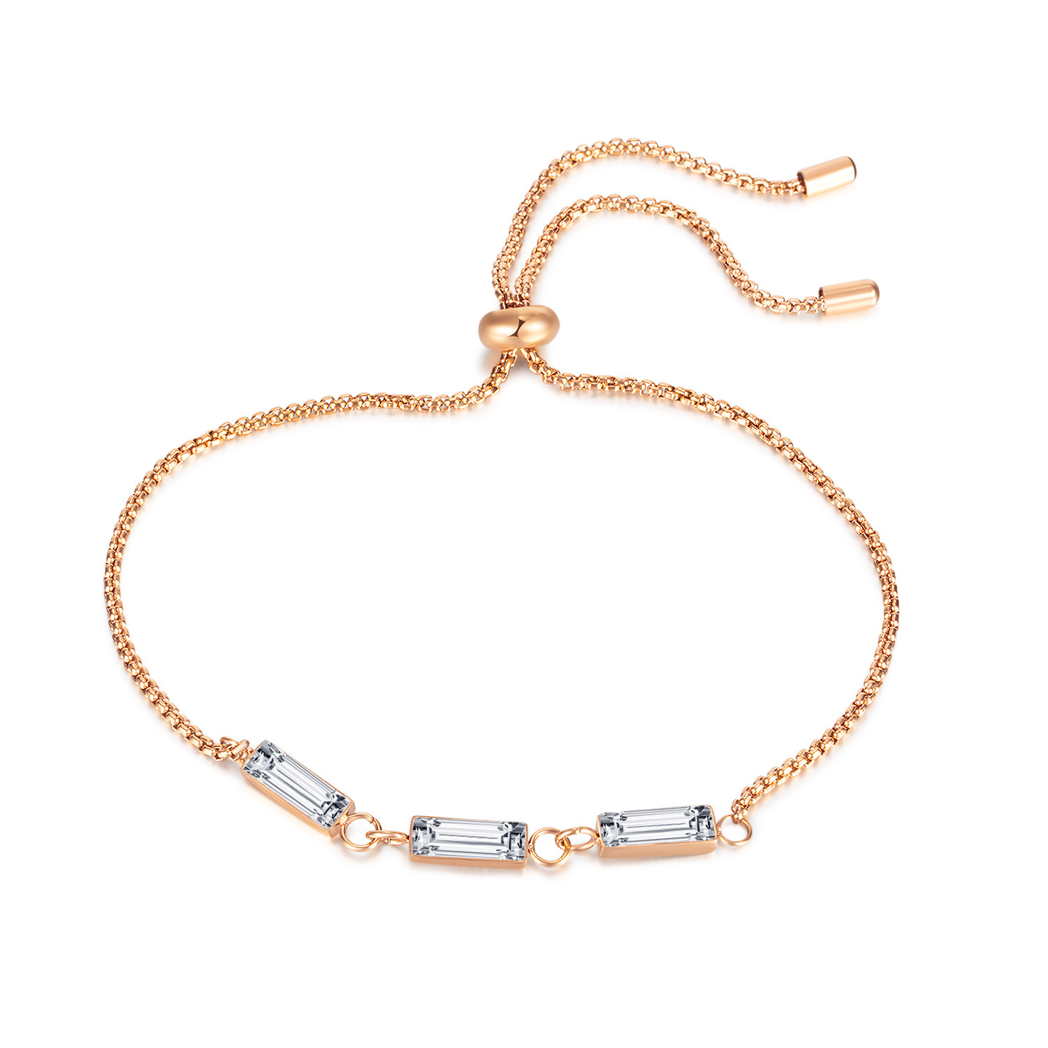 2:1266-steel bracelet [rose gold]]