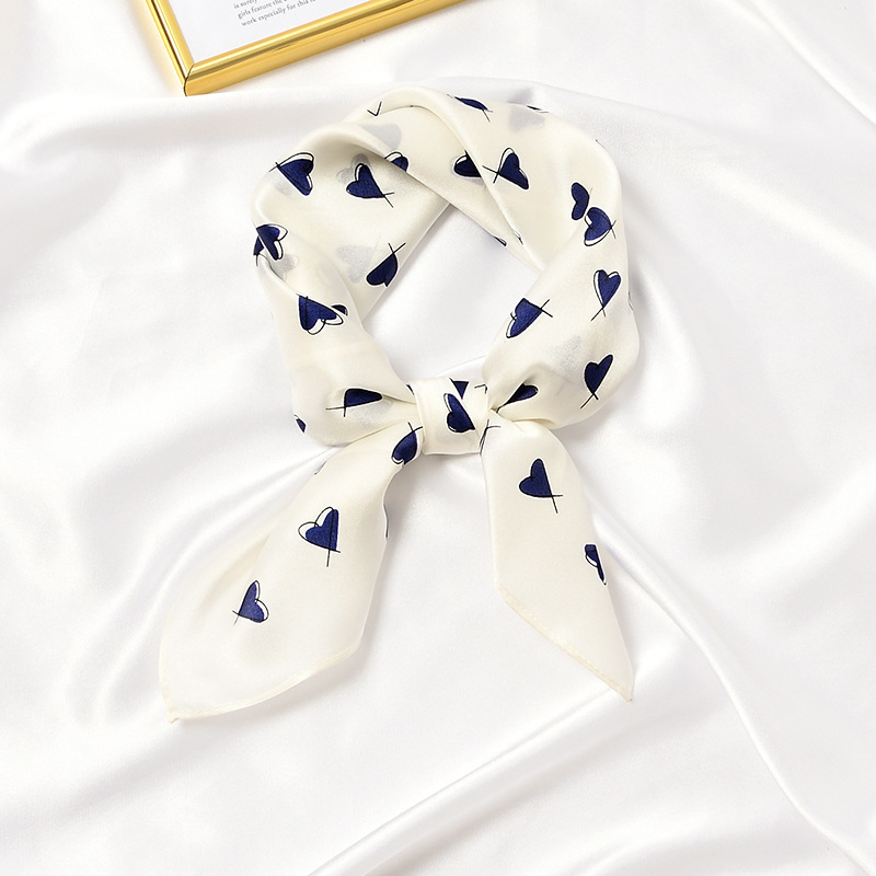 #371 navy blue double shadow peach heart white background