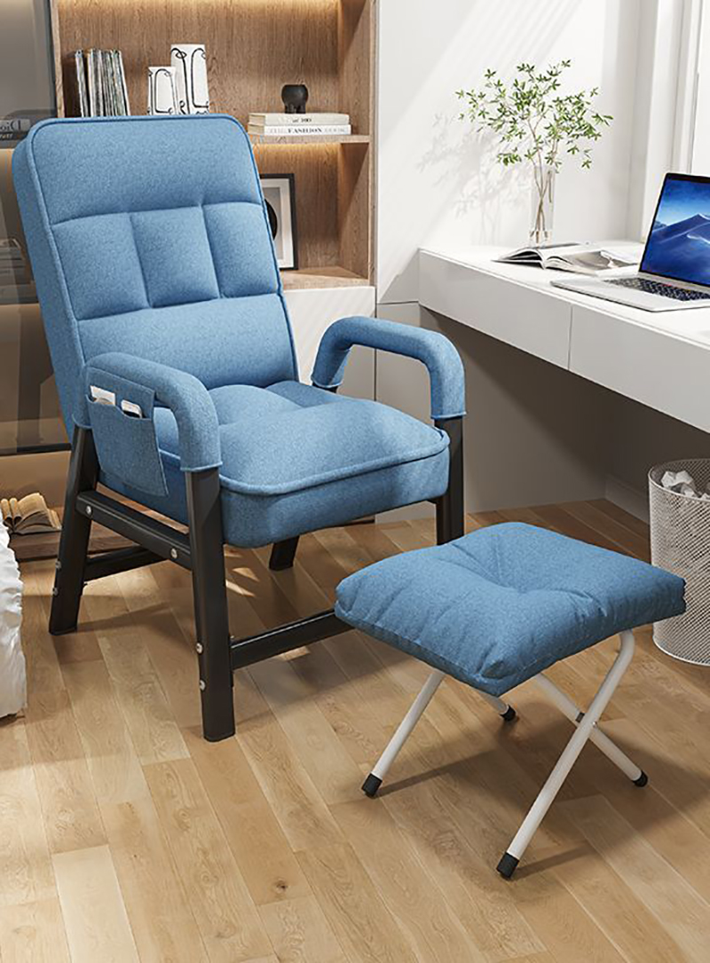 Sky Blue-Single Chair Pillow Pedal