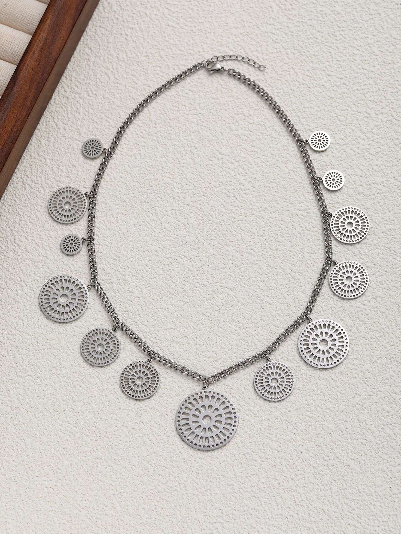 4:Steel necklace