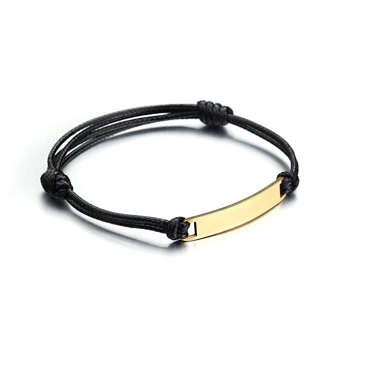 2:Black rope gold piece