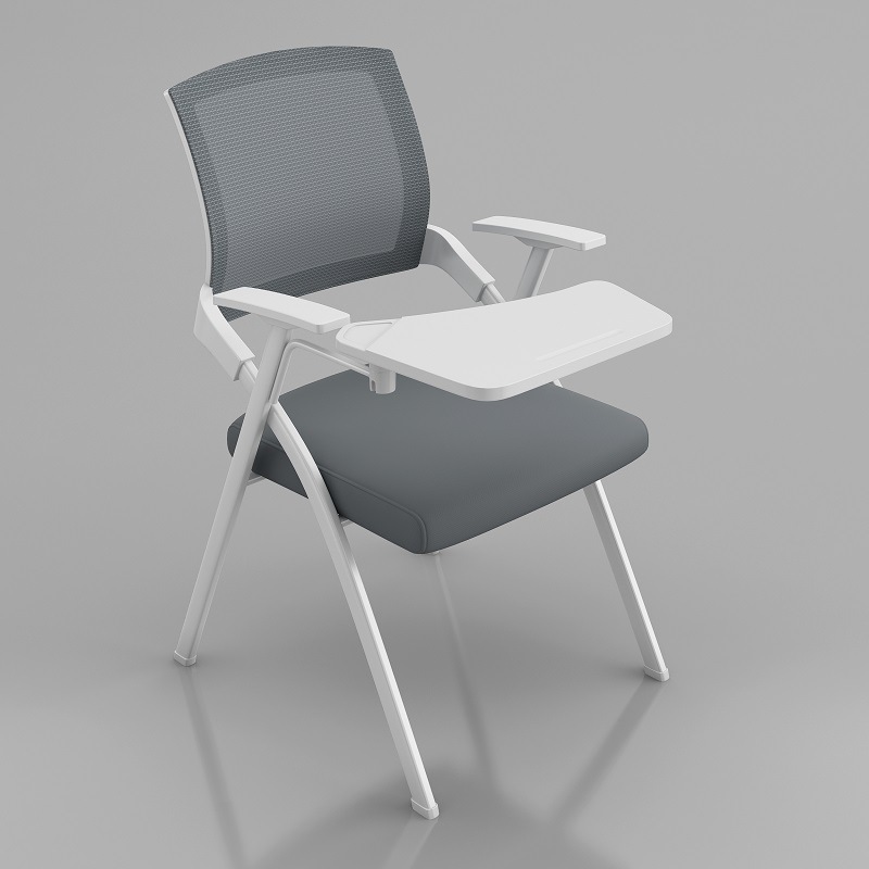 Gray back gray seat with writing board