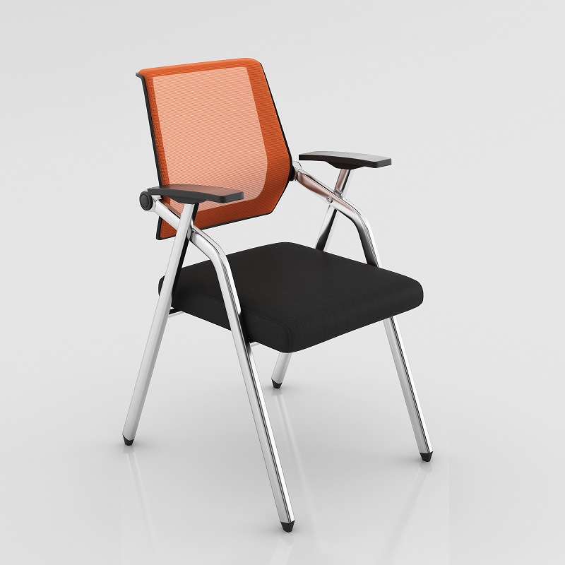 Orange backrest electroplated frame