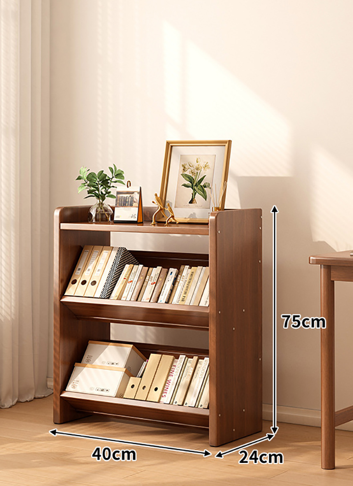 V-shaped bookshelf 3 layers 40