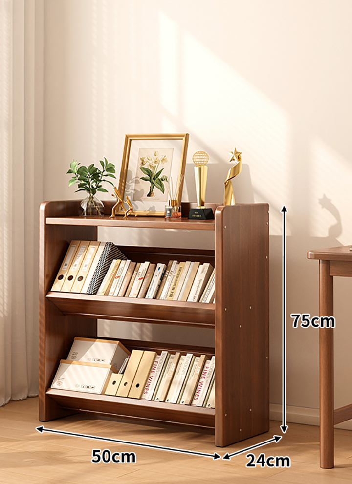 V-shaped bookshelf 3 layers 50