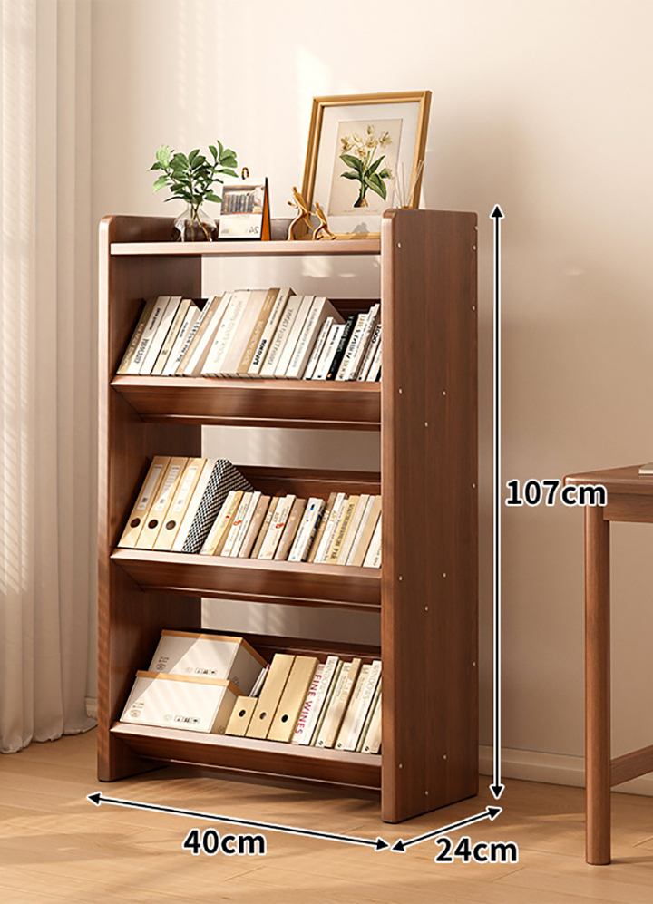 V-shaped bookshelf 4 layers 40