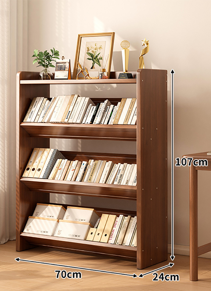 V-shaped bookshelf 4 layers 70