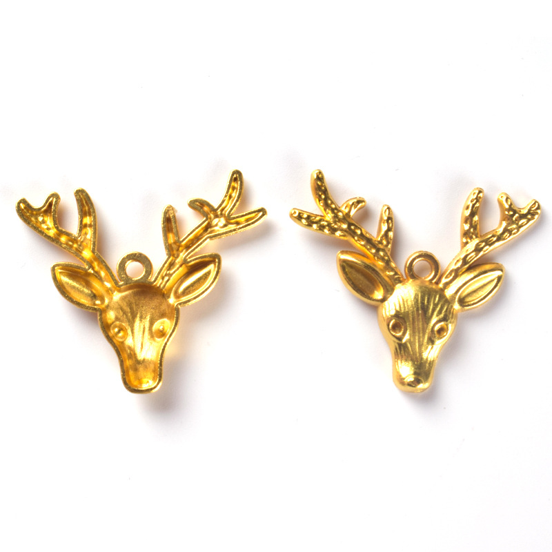 1:golden deer head