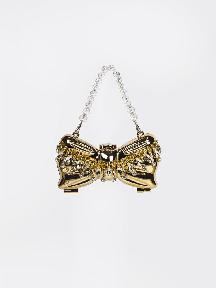 Bow pendant gold (yellow pendant)