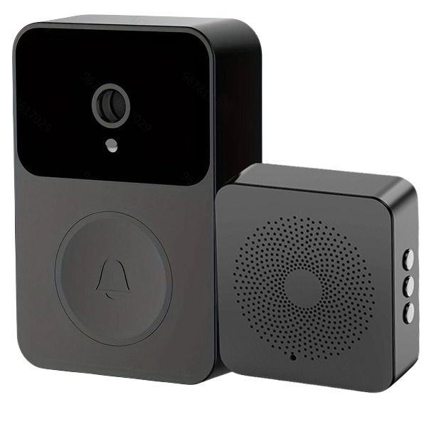 (Smart visual doorbell H5) Black foreign trade model