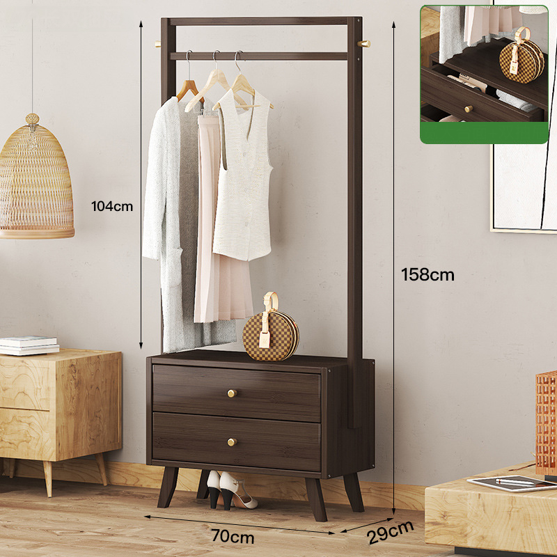 Nordic 70 coat rack with single rod