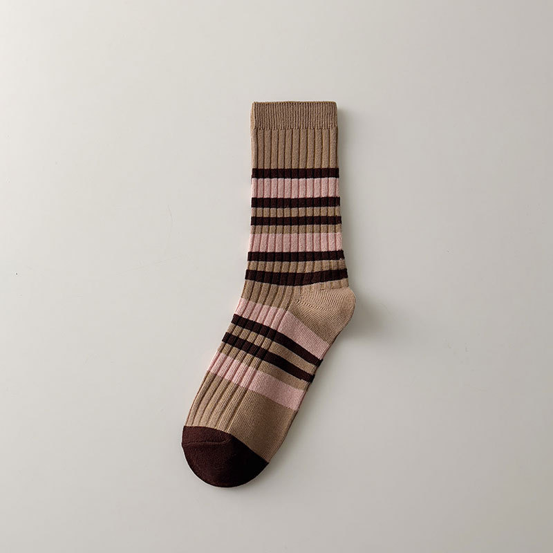 Coffee pink stripe