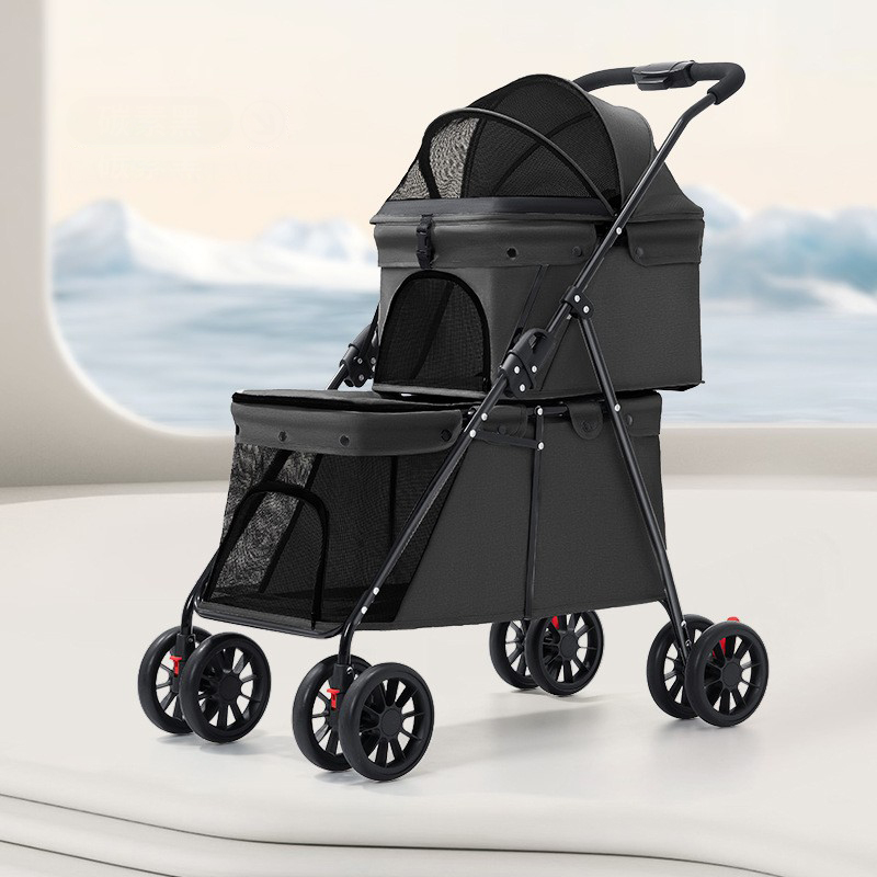 Double layer pet car black