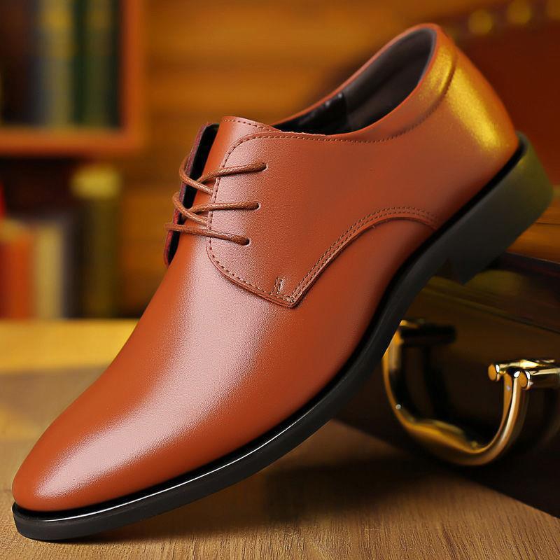 866 [brown] selected leather shoes