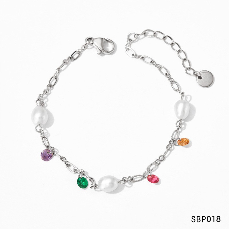 6:silver bracelet color SBP018