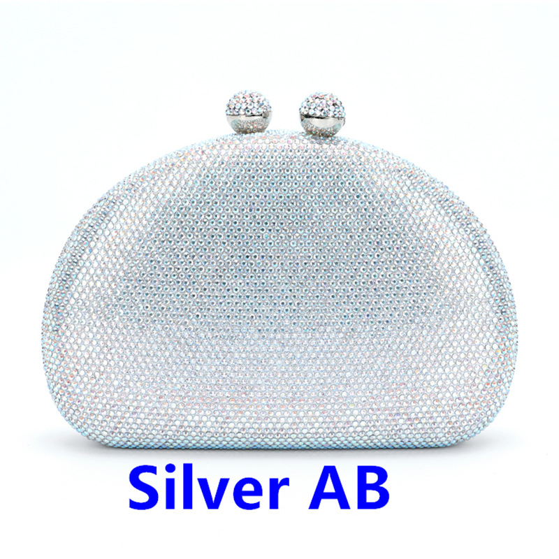 Silver + white AB Diamond