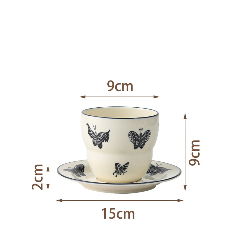 Gourd Cup Saucer (Butterfly)