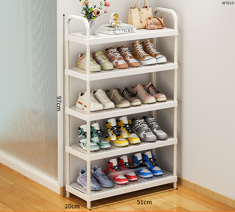 WT01D-Plastic shoe rack 5 layers